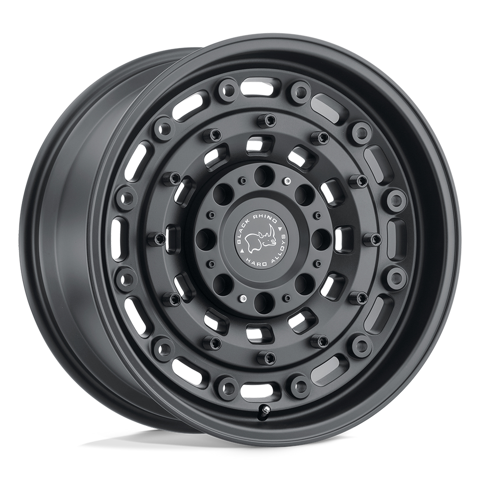 Black Rhino Hard Alloys Arsenal 17x8 Textured Matte Black 12mm ET 110.1mm CB 5x150