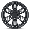 Black Rhino Hard Alloys Asagai 20x9.5 Matte Black & Machined 12mm ET 87.1mm CB 6x135