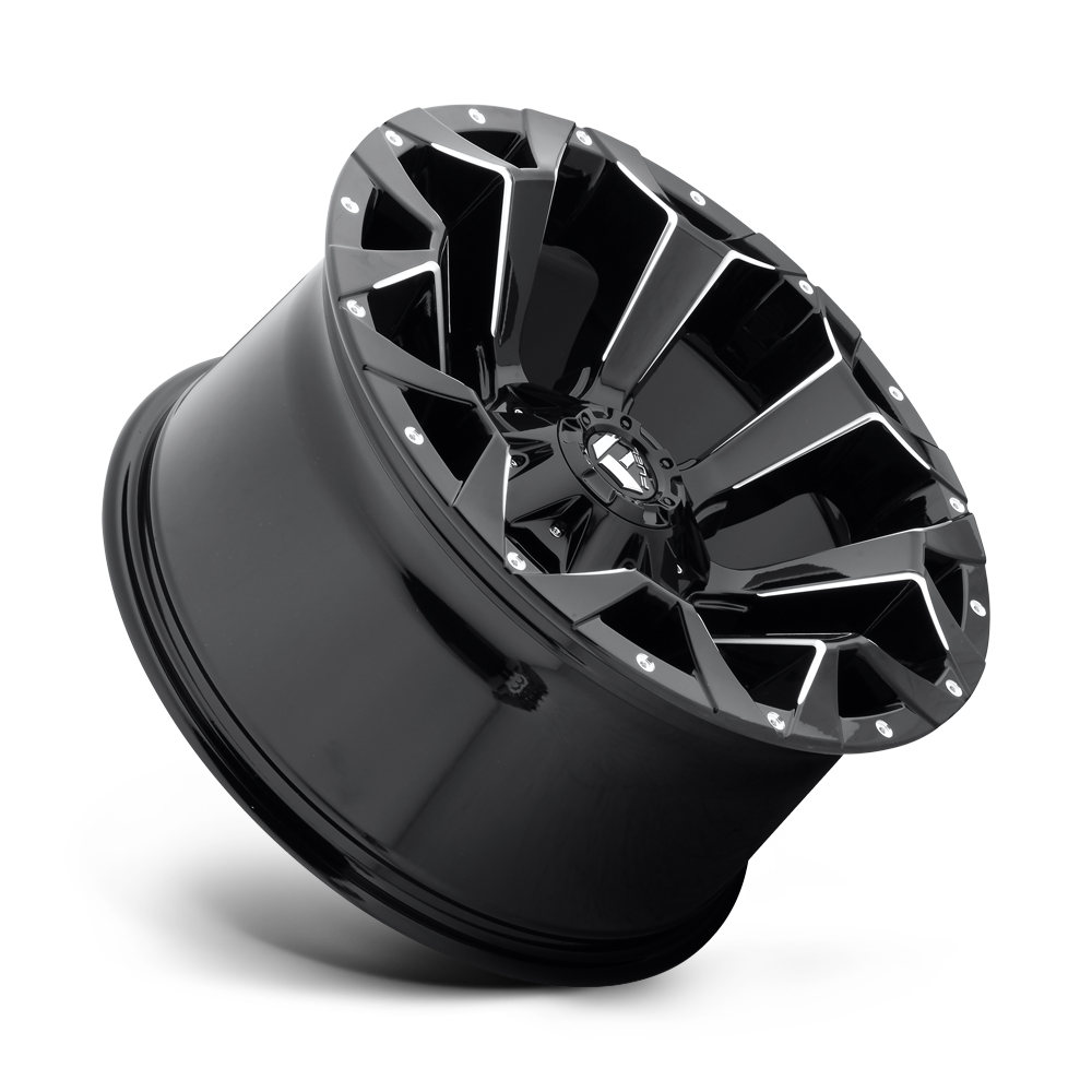 Fuel Wheels D576 Assault 17x9 Gloss Black Milled -12mm ET 78.1mm CB 5x114.3/5x127