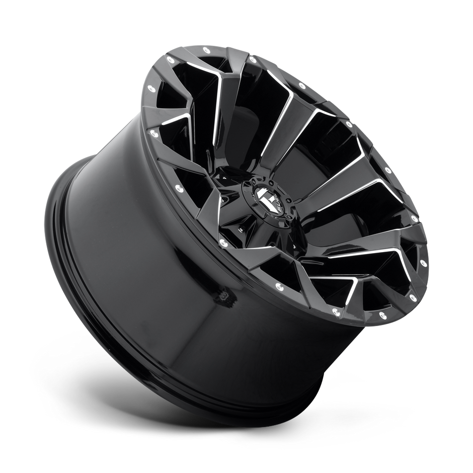 Fuel Wheels D576 Assault 17x9 Gloss Black Milled -12mm ET 78.1mm CB 5x114.3/5x127