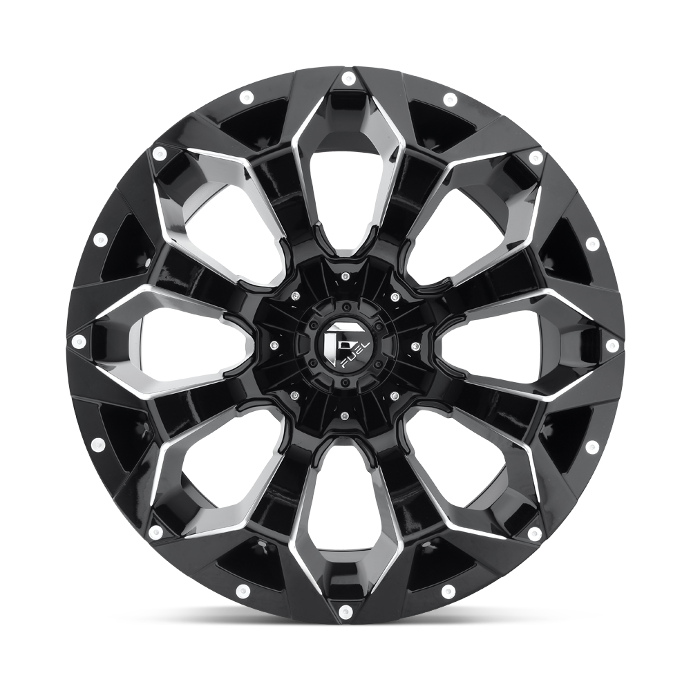 Fuel Wheels D576 Assault 17x9 Gloss Black Milled -12mm ET 78.1mm CB 5x114.3/5x127