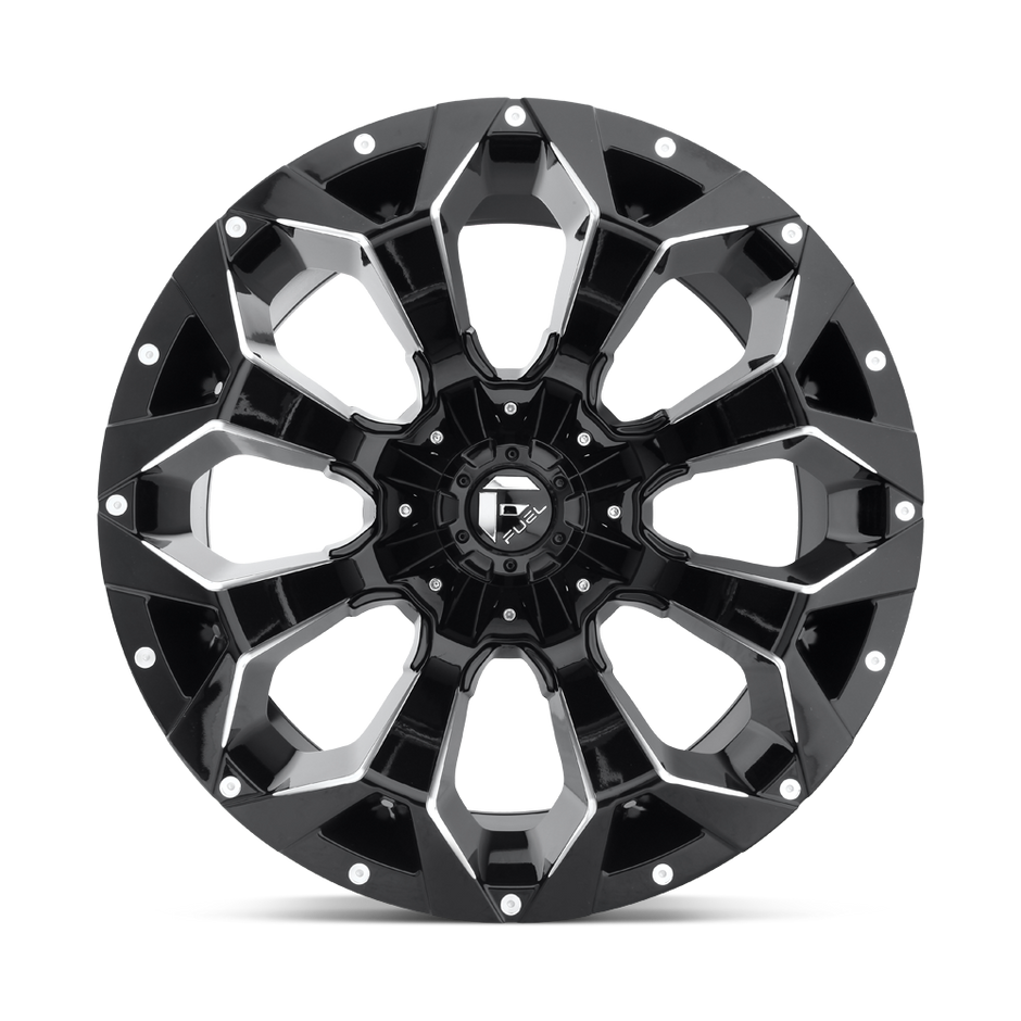 Fuel Wheels D576 Assault 17x9 Gloss Black Milled -12mm ET 78.1mm CB 5x114.3/5x127