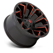 Fuel Wheels D787 Assault 17x8.5 Matte Black w/Red Milled 14mm ET 78.1mm CB 5x114.3/5x127