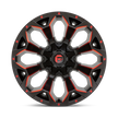 Fuel Wheels D787 Assault 17x8.5 Matte Black w/Red Milled 14mm ET 78.1mm CB 5x114.3/5x127
