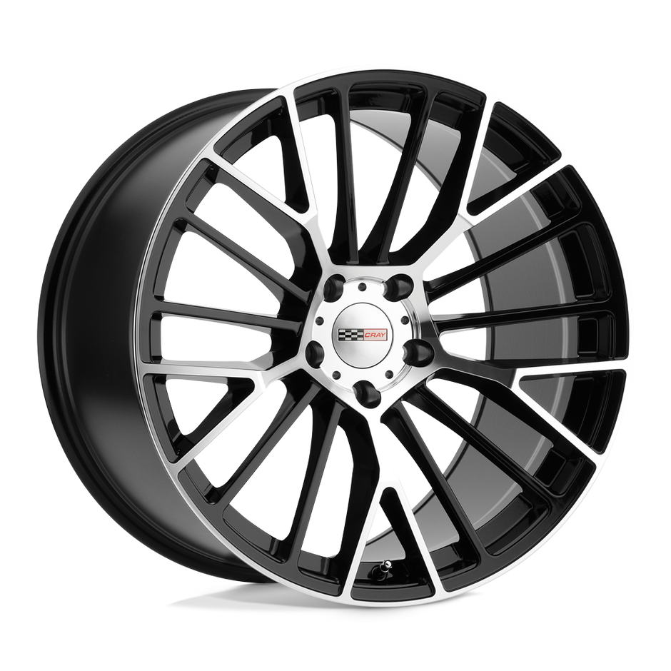 Cray Wheels Astoria 20x11 Gloss Black w/Mirror Cut Face 76mm ET 70.3mm CB 5x120.65