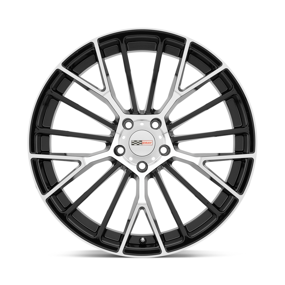 Cray Wheels Astoria 20x11 Gloss Black w/Mirror Cut Face 76mm ET 70.3mm CB 5x120.65