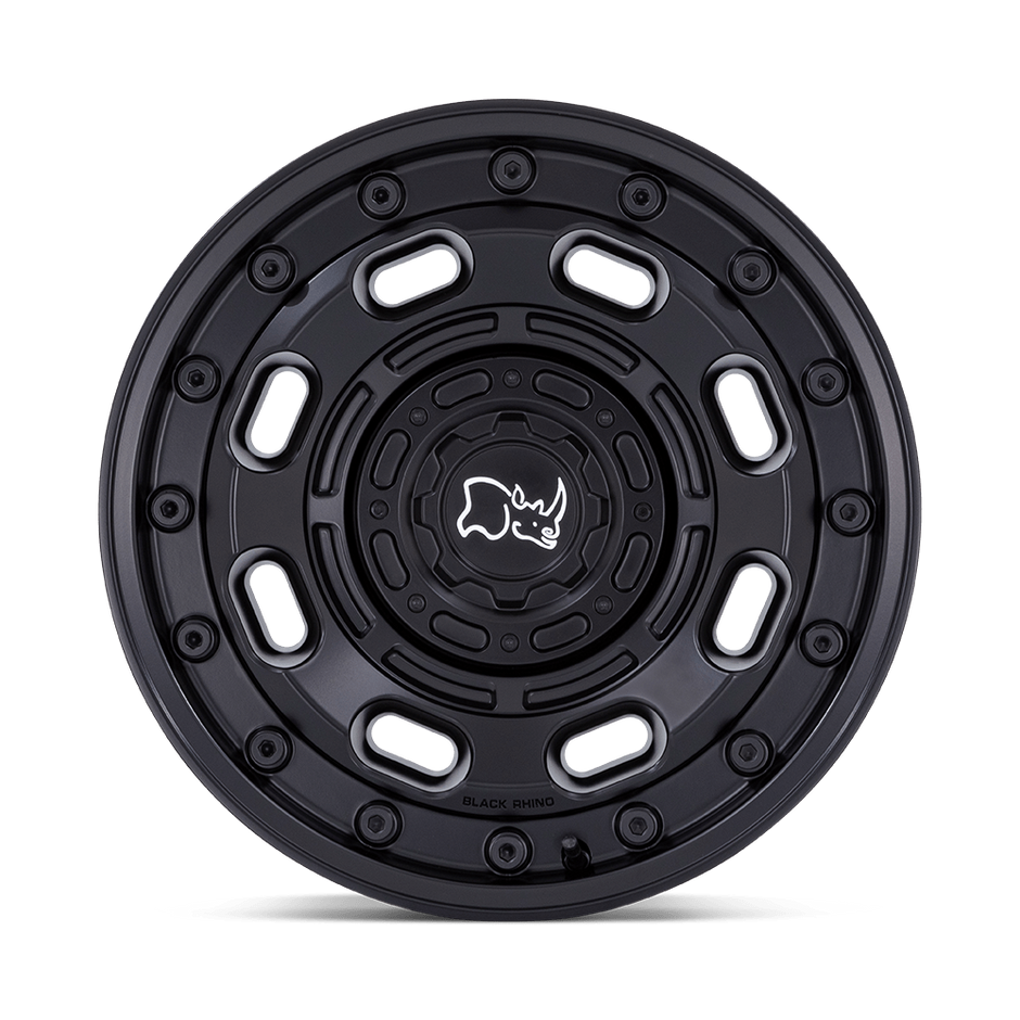 Black Rhino Hard Alloys Atlas 17x8 Matte Black 38mm ET 84.1mm CB 6x130