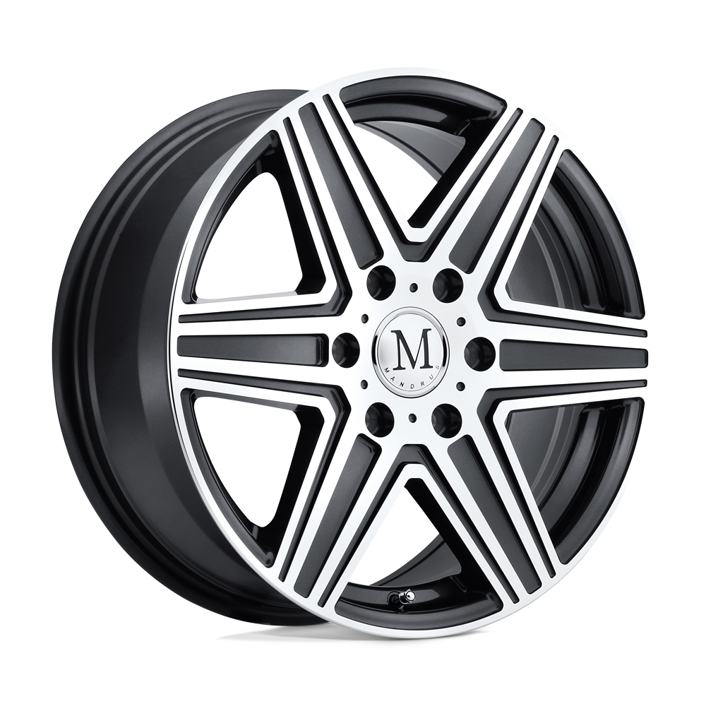 Mandrus Atlas 20x10 Matte Black 25mm ET 66.56mm CB 5x112