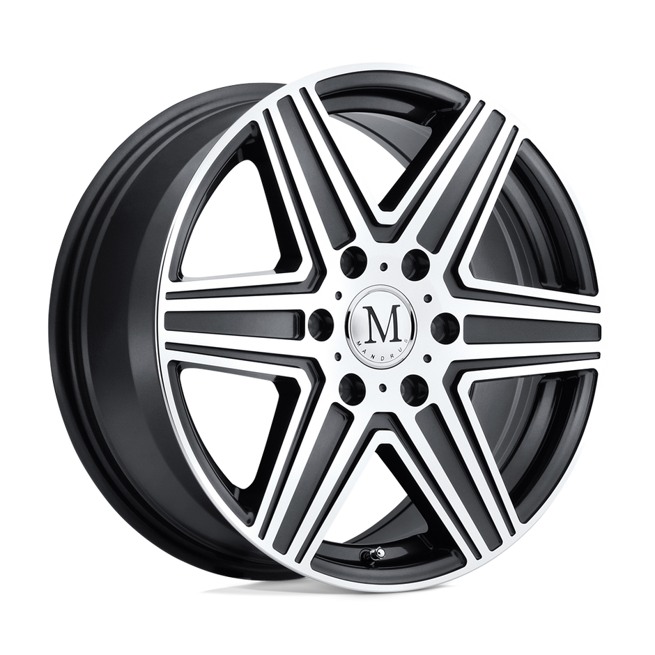 Mandrus Atlas 20x10 Matte Black 25mm ET 66.56mm CB 5x112