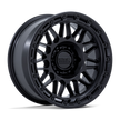 KMC Wheels KM555 Attack 17x8.5 Matte Black 25mm ET 66.06mm CB 6x114.3