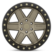 Black Rhino Hard Alloys Attica 20x9.5 Matte Bronze w/Black Ring -18mm ET 71.5mm CB 5x127