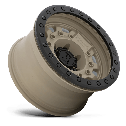 Black Rhino Hard Alloys Avenger Beadlock 17x8.5 Desert Sand w/Black Hardware -30mm ET 112.1mm CB 6x139.7