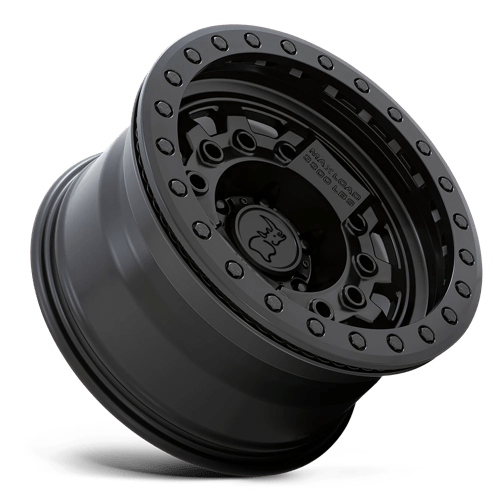 Black Rhino Hard Alloys Avenger Beadlock 17x8.5 Matte Black w/Black Hardware -30mm ET 112.1mm CB 6x139.7