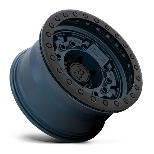 Black Rhino Hard Alloys Avenger Beadlock 17x8.5 Navy Blue w/Black Hardware 0mm ET 112.1mm CB 6x139.7