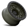 Black Rhino Hard Alloys Avenger Beadlock 17x8.5 Olive Drab Green w/Black Hardware 0mm ET 112.1mm CB 6x139.7