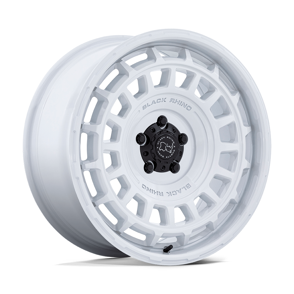 Black Rhino Hard Alloys BR024 Awol 17x8.5 Gloss White 10mm ET 106.1mm CB 6x139.7