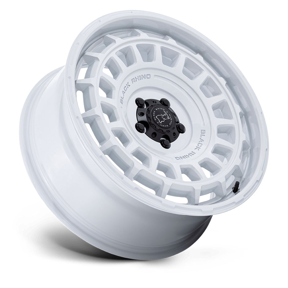 Black Rhino Hard Alloys BR024 Awol 17x8.5 Gloss White 10mm ET 106.1mm CB 6x139.7