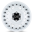 Black Rhino Hard Alloys Axle 17x9.5 Gloss White -18mm ET 112.1mm CB 6x139.7