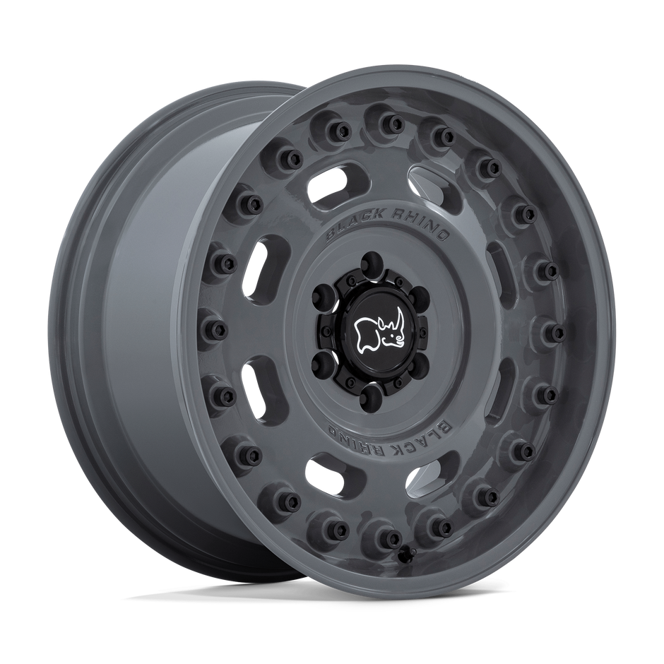 Black Rhino Hard Alloys Axle 17x9.5 Battleship Gray -18mm ET 110.1mm CB 5x150