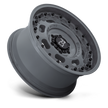 Black Rhino Hard Alloys Axle 17x9.5 Battleship Gray -18mm ET 110.1mm CB 5x150