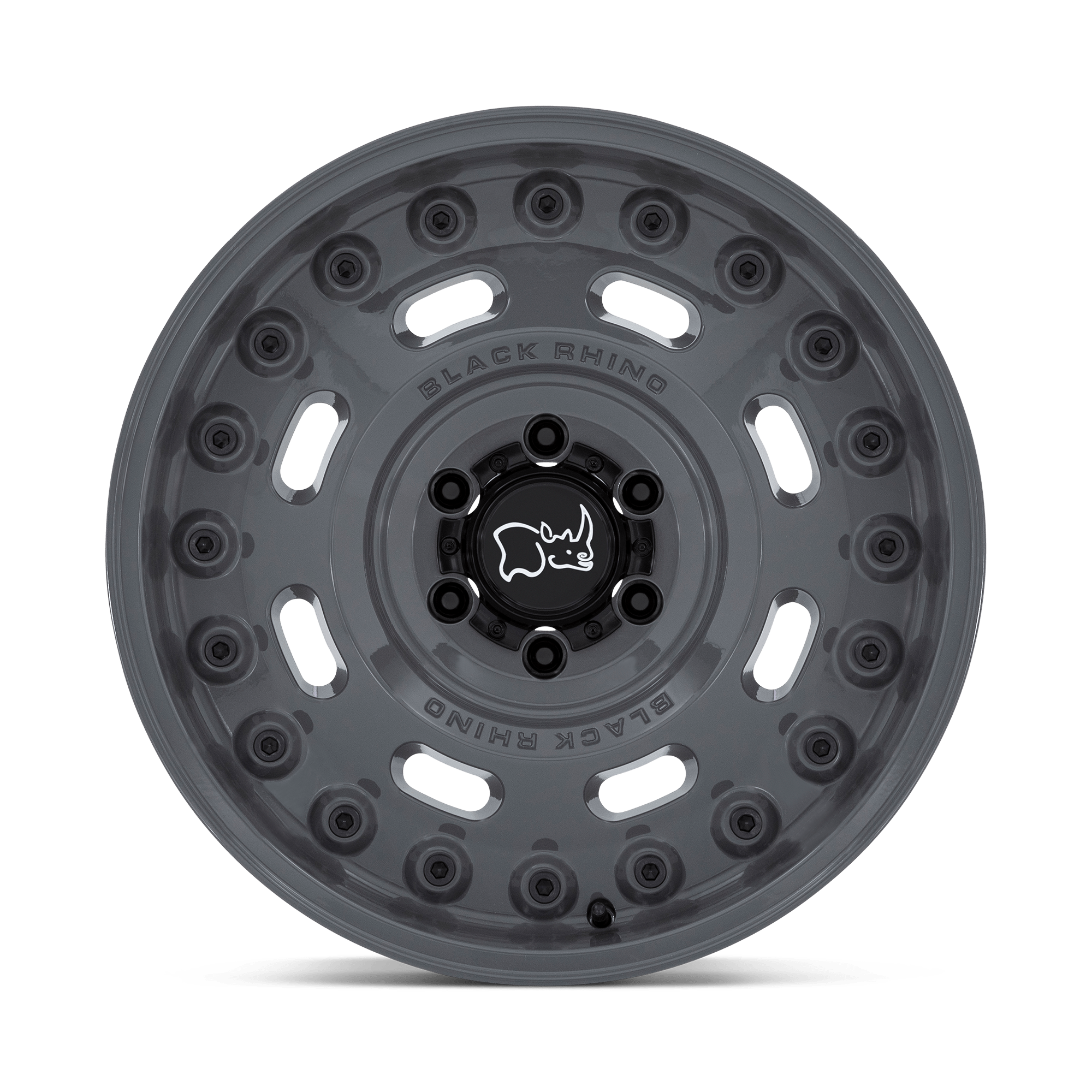 Black Rhino Hard Alloys Axle 17x9.5 Battleship Gray -18mm ET 110.1mm CB 5x150