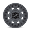 Black Rhino Hard Alloys Axle 17x9.5 Battleship Gray -18mm ET 110.1mm CB 5x150