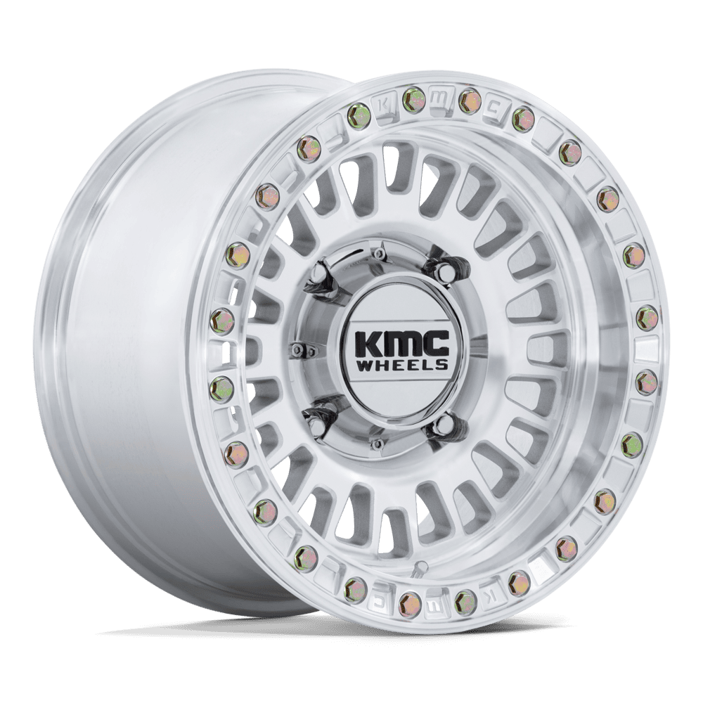 KMC Wheels KS242 Aztec Beadlock 15x7 Machined 38mm ET 96mm CB 4x137