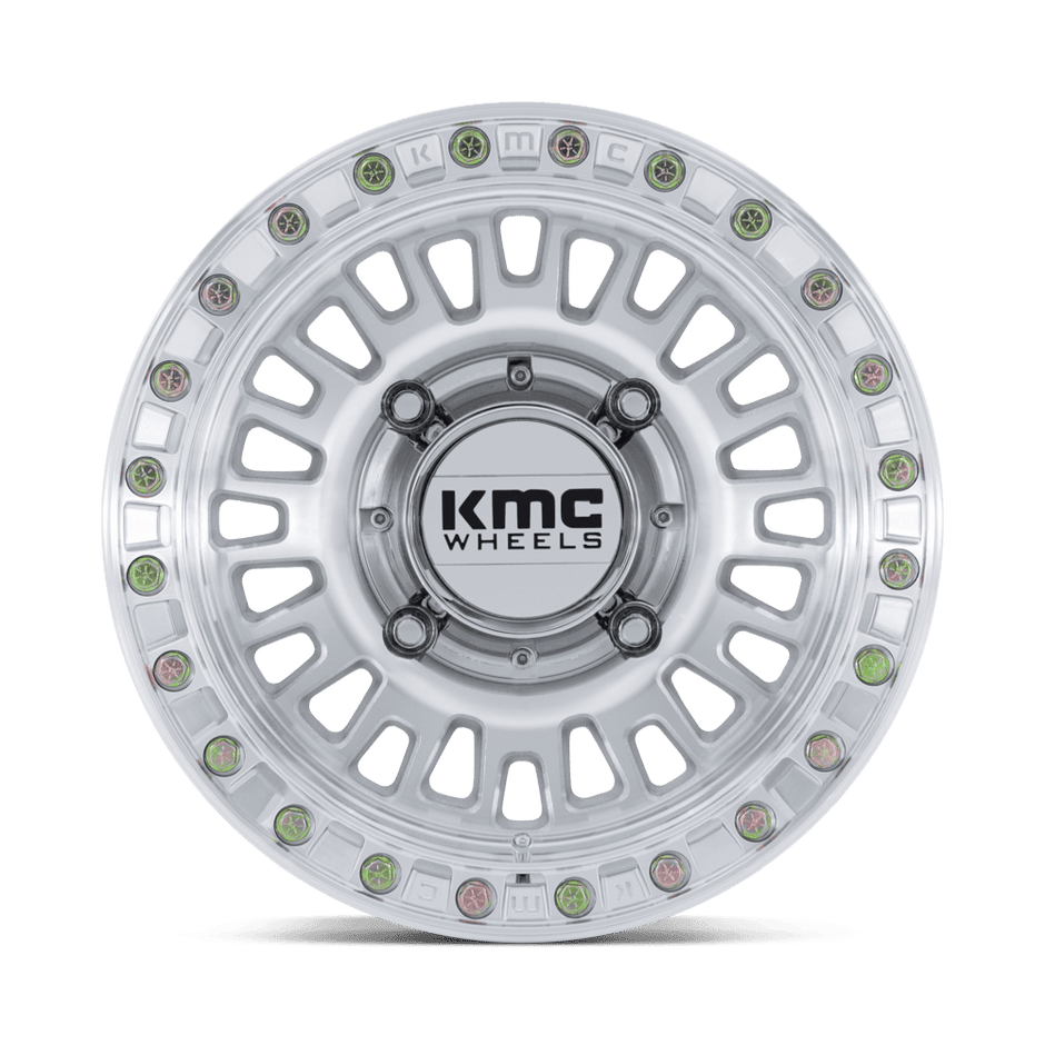 KMC Wheels KS242 Aztec Beadlock 15x7 Machined 38mm ET 96mm CB 4x137