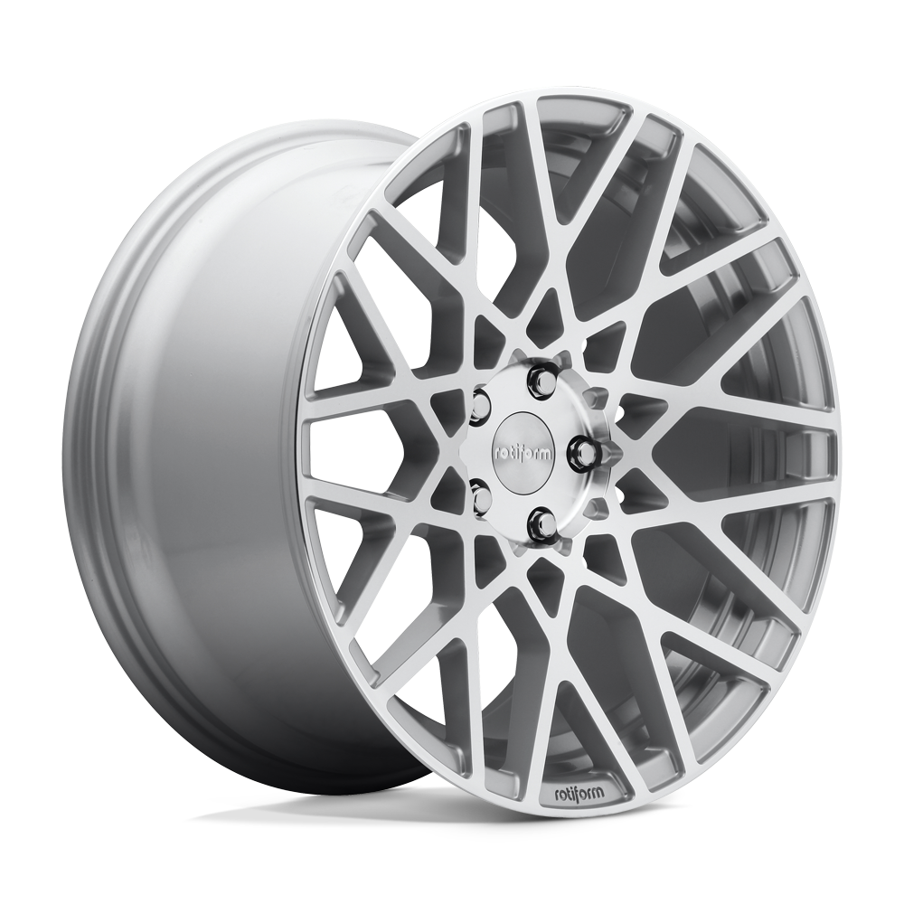 Rotiform R110 BLQ 18x8.5 Gloss Silver Machined 38mm ET 72.56mm CB 5x114.3