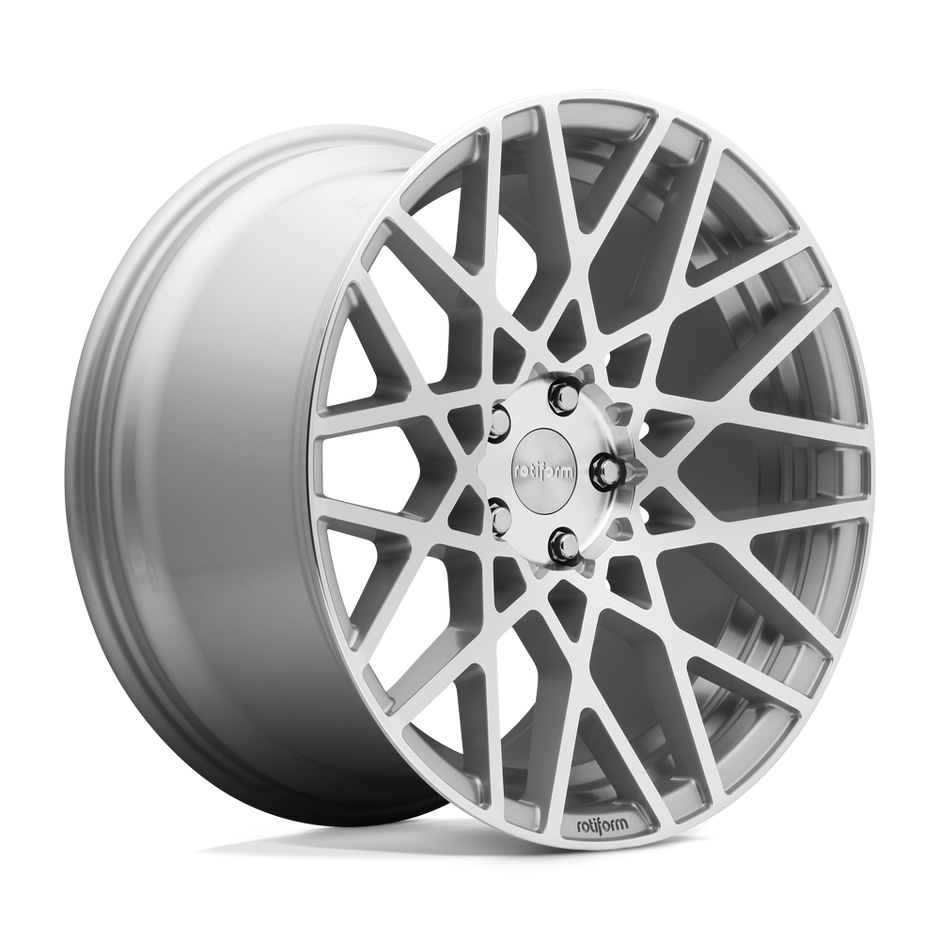Rotiform R110 BLQ 18x8.5 Gloss Silver Machined 38mm ET 72.56mm CB 5x114.3