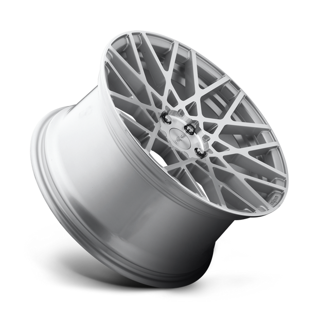 Rotiform R110 BLQ 18x8.5 Gloss Silver Machined 35mm ET 57.1mm CB 5x100