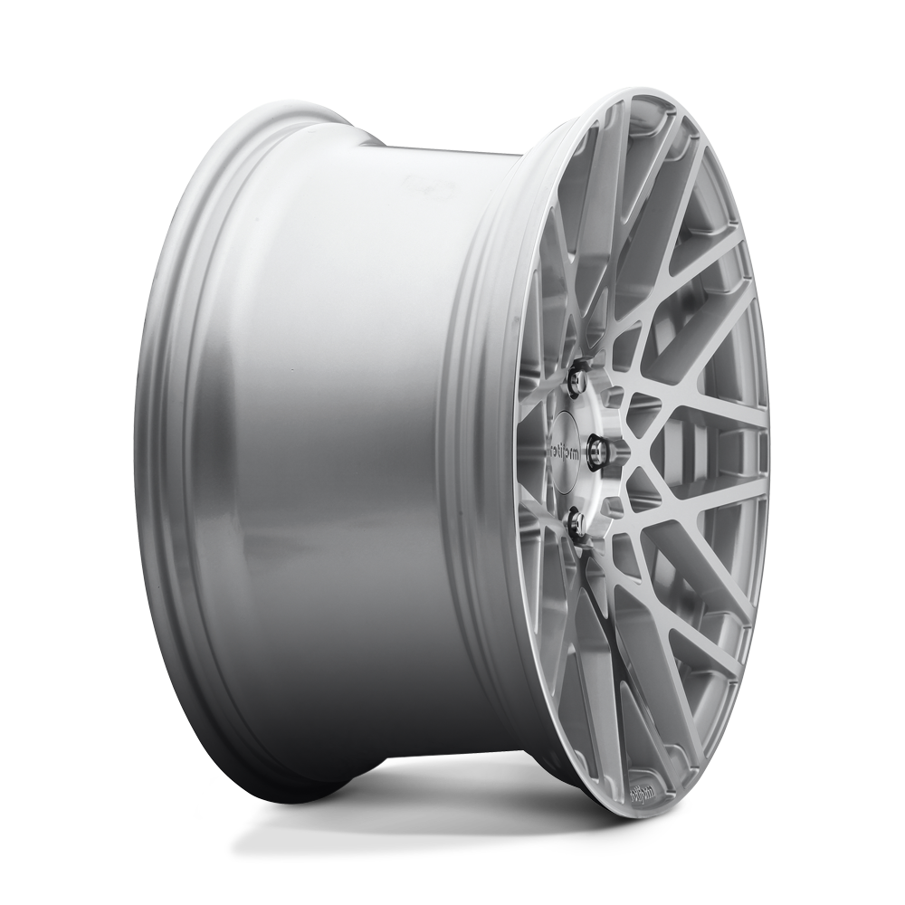 Rotiform R110 BLQ 18x8.5 Gloss Silver Machined 38mm ET 72.56mm CB 5x114.3