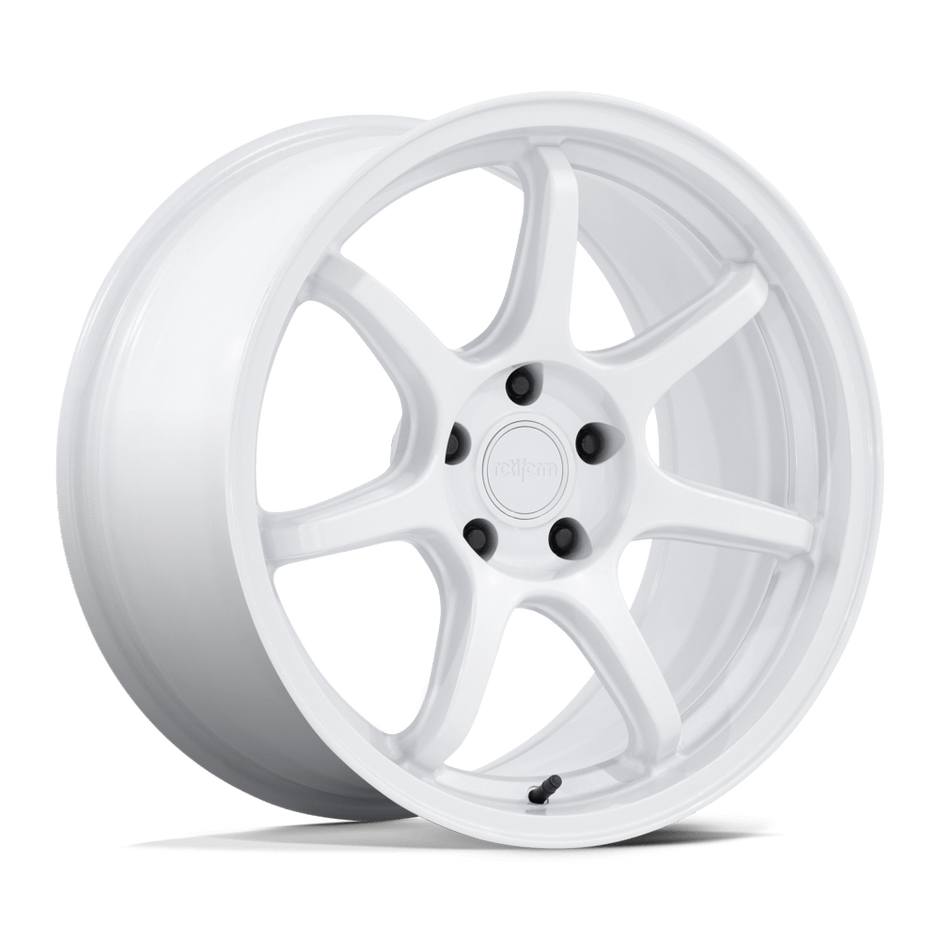 Rotiform RC208 BPU 18x8.5 Gloss White 35mm ET 72.56mm CB 5x114.3