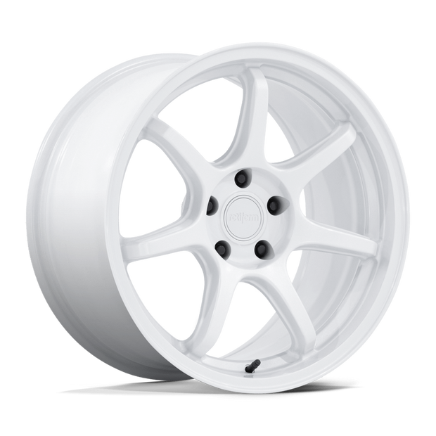 Rotiform RC208 BPU 18x8.5 Gloss White 35mm ET 72.56mm CB 5x114.3