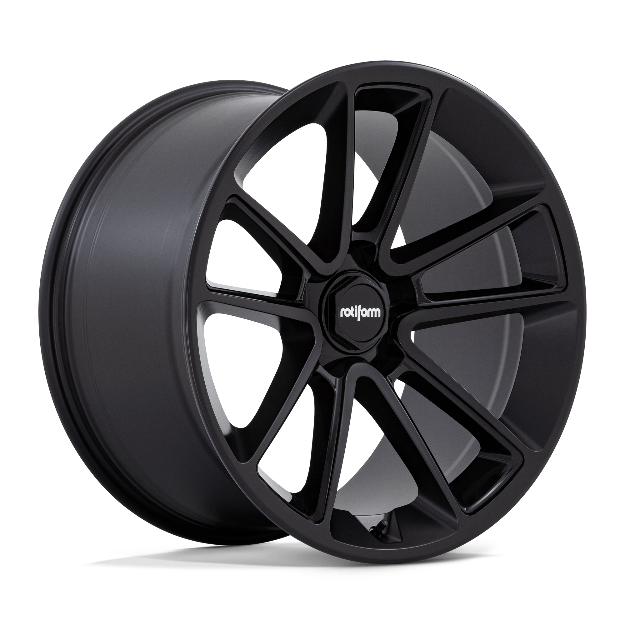 Rotiform R194 BTL 21x10.5 Matte Black w/Black Cap 15mm ET 74.1mm CB 5x120