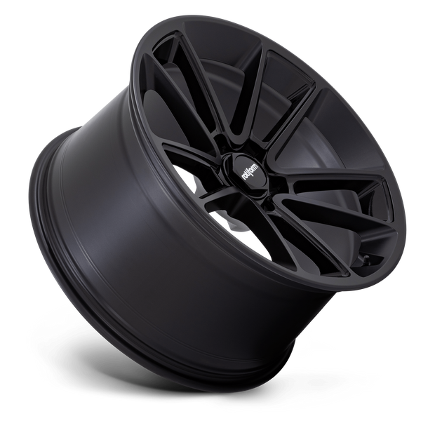 Rotiform R194 BTL 22x12 Matte Black w/Black Cap 55mm ET 71.5mm CB 5x130