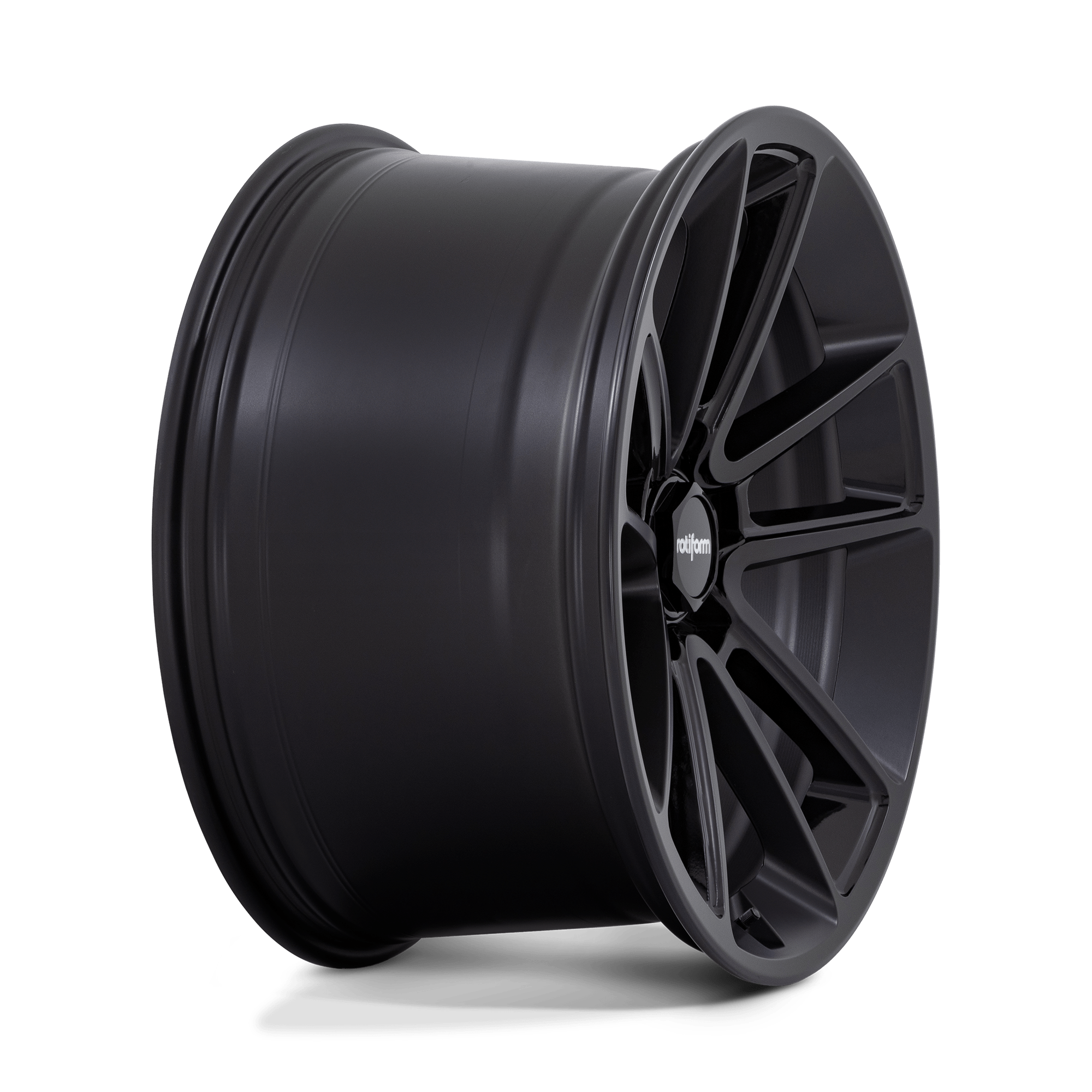 Rotiform R194 BTL 21x10.5 Matte Black w/Black Cap 15mm ET 74.1mm CB 5x120
