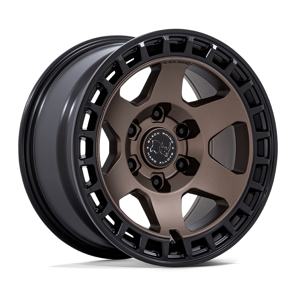 Black Rhino Hard Alloys BR022 Bahari 17x8.5 Burnt Bronze w/Matte Black Lip 25mm ET 72.56mm CB 5x114.3