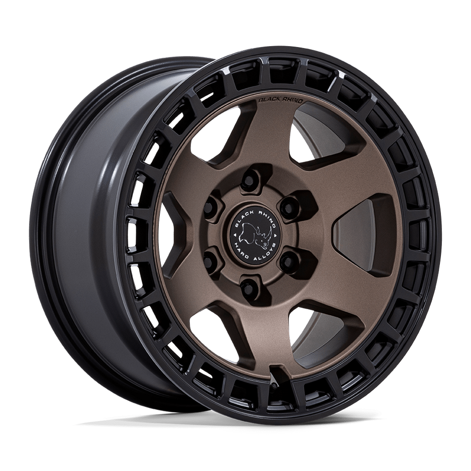 Black Rhino Hard Alloys BR022 Bahari 17x8.5 Burnt Bronze w/Matte Black Lip 25mm ET 72.56mm CB 5x114.3