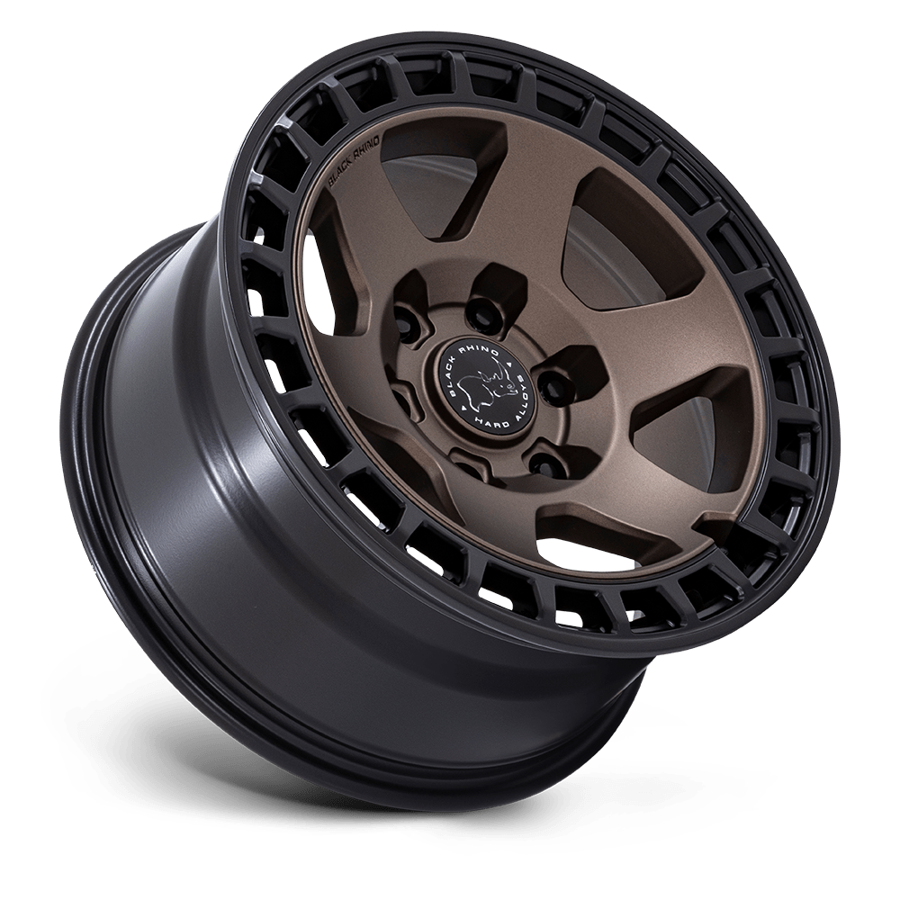 Black Rhino Hard Alloys BR022 Bahari 17x8.5 Burnt Bronze w/Matte Black Lip 25mm ET 72.56mm CB 5x114.3