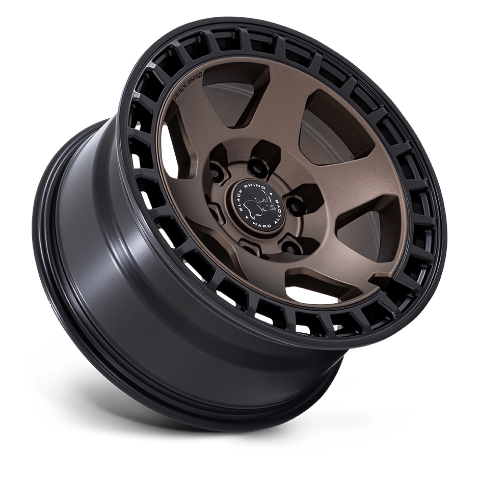 Black Rhino Hard Alloys BR022 Bahari 17x8.5 Burnt Bronze w/Matte Black Lip 25mm ET 72.56mm CB 5x114.3