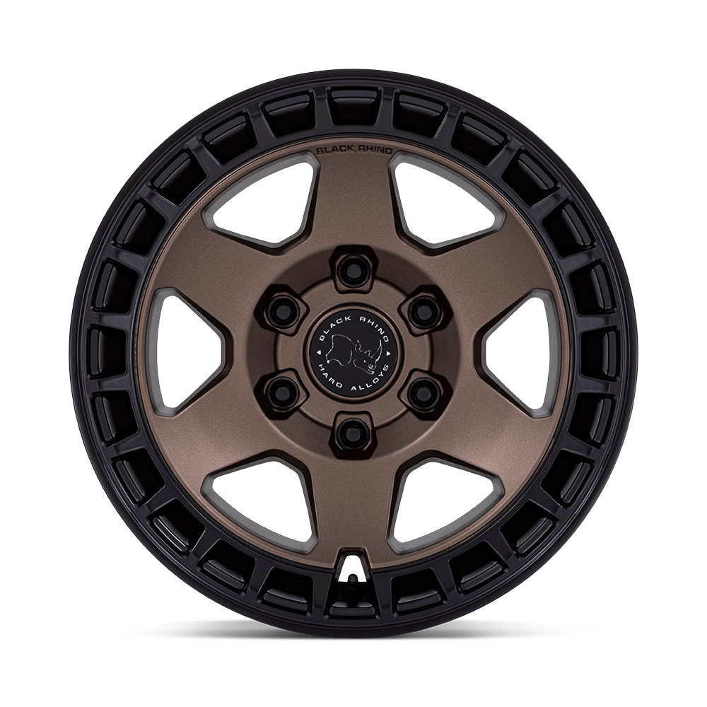 Black Rhino Hard Alloys BR022 Bahari 17x8.5 Burnt Bronze w/Matte Black Lip 25mm ET 72.56mm CB 5x114.3
