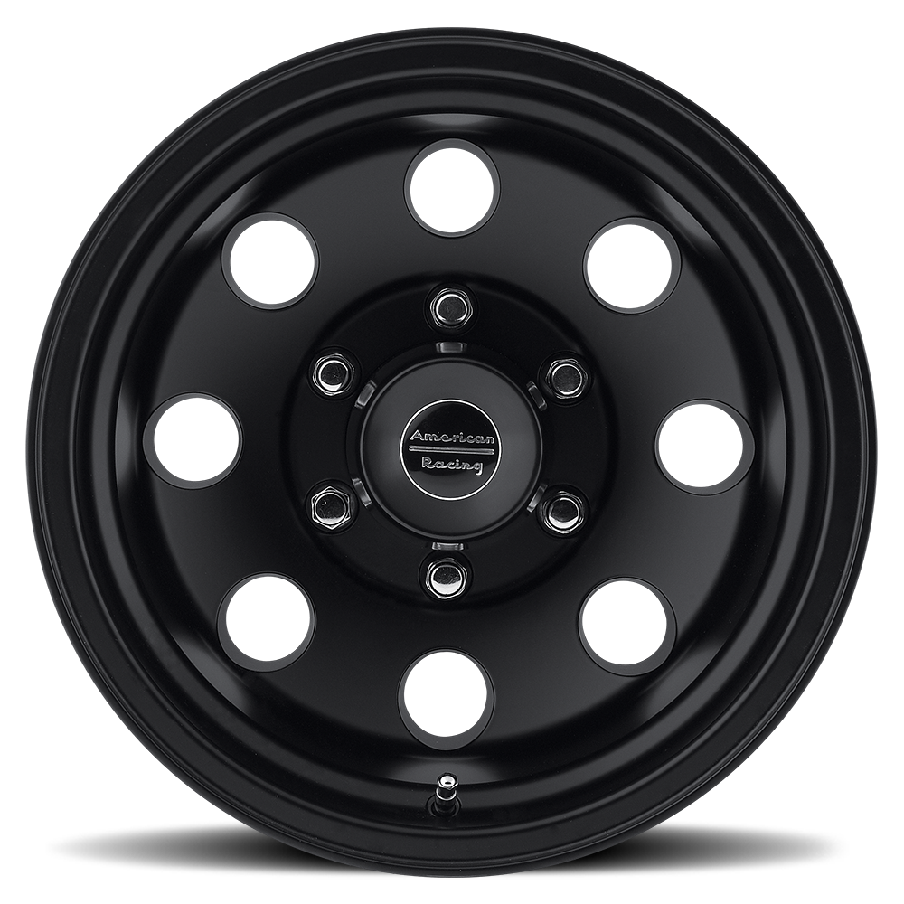 American Racing AR172 Baja 16x8 Satin Black -6mm ET 130.81mm CB 8x165.1