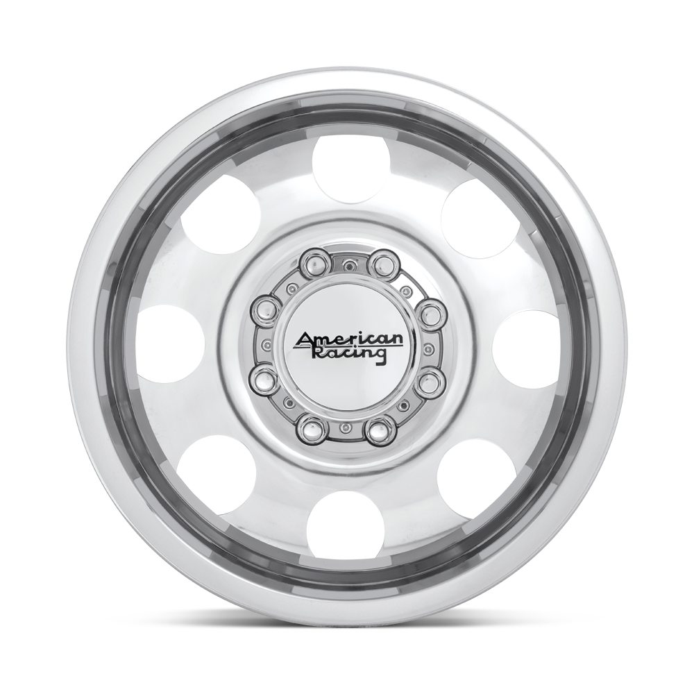 American Racing AR204 Baja Dually 16x6 Polished -134mm ET 125.1mm CB 8x170