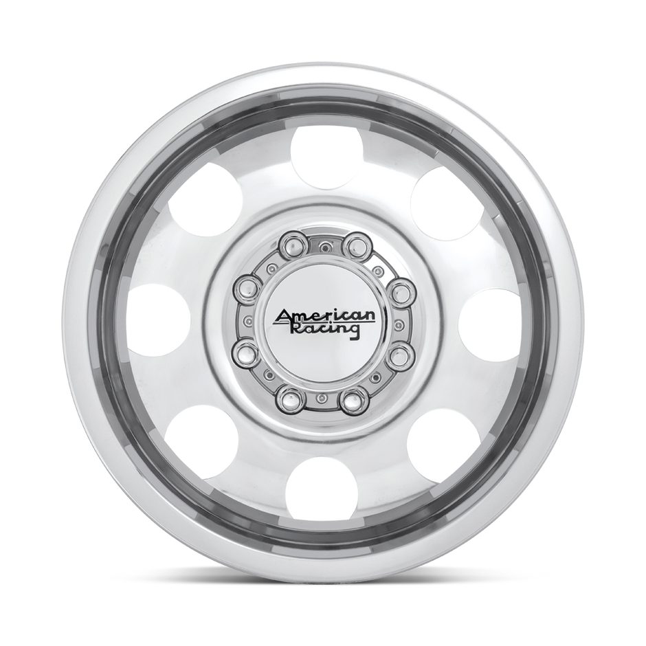 American Racing AR204 Baja Dually 16x6 Polished -134mm ET 125.1mm CB 8x170