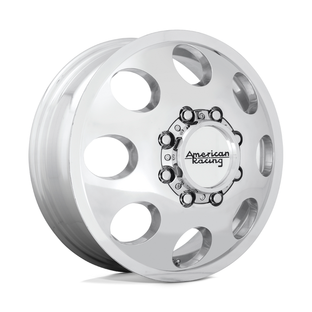 American Racing AR204 Baja Dually 16x6 Polished -134mm ET 125.1mm CB 8x170