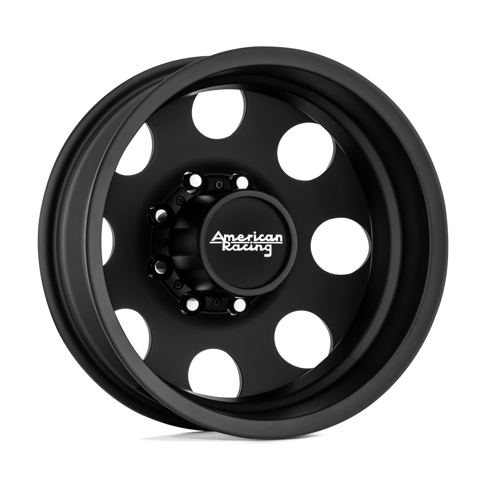 American Racing AR204 Baja Dually 16x6 Satin Black -134mm ET 125.1mm CB 8x170