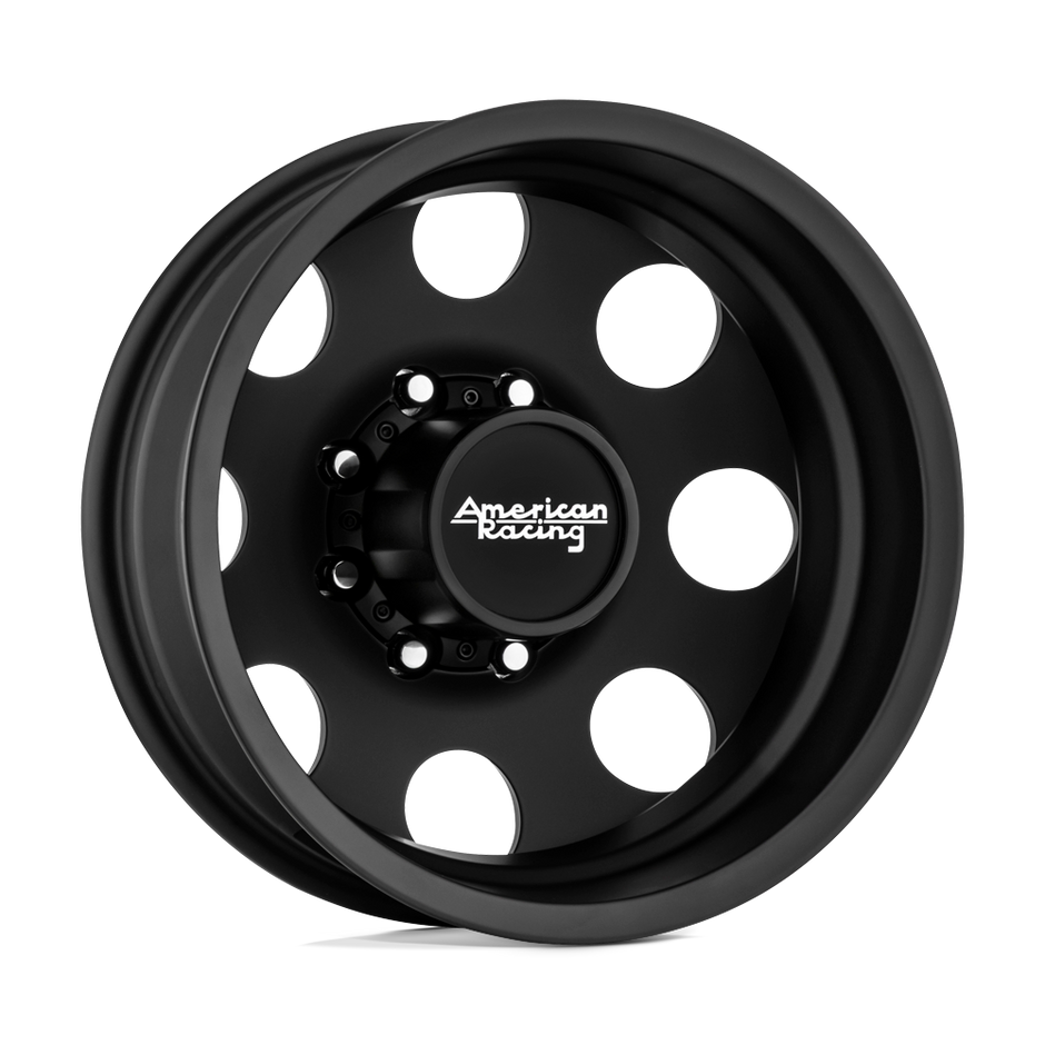 American Racing AR204 Baja Dually 16x6 Satin Black -134mm ET 125.1mm CB 8x170