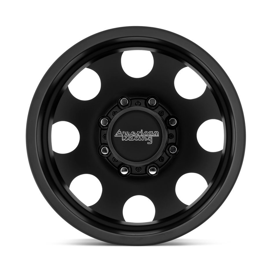 American Racing AR204 Baja Dually 16x6 Satin Black -134mm ET 125.1mm CB 8x170