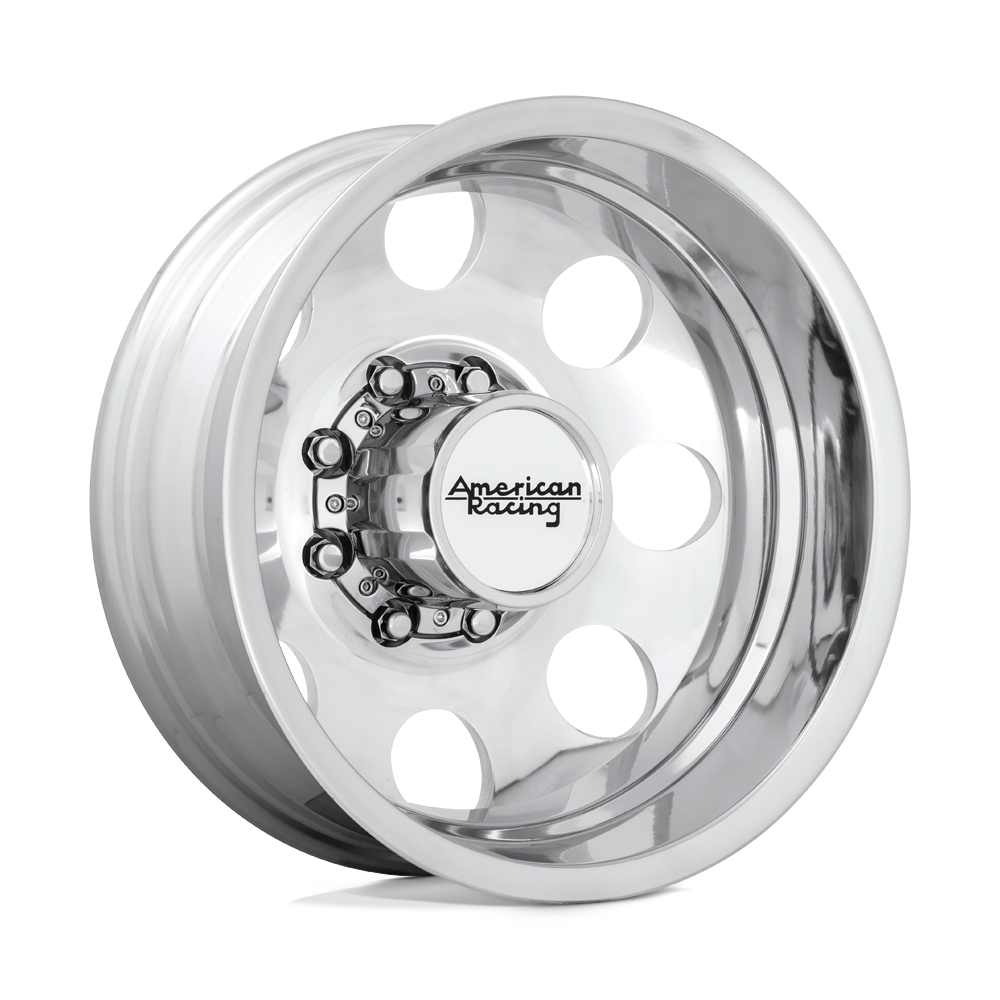 American Racing AR204 Baja Dually 16x6 Polished -134mm ET 125.1mm CB 8x170